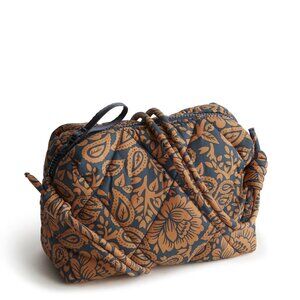 NEW Vera Bradley Featherweight Blake Crossbody Bag, Lotus Montage Roasted Pecan